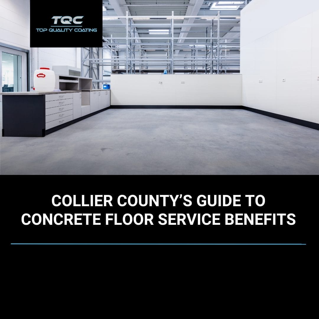 Epoxy flooring services in Collier County, FL