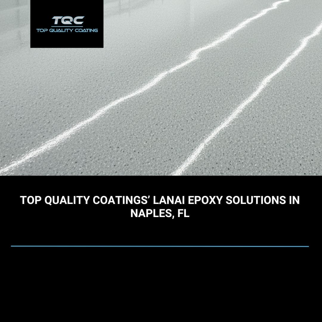 Commercial epoxy flooring installation in Fort Myers, FL by Top Quality Coating.